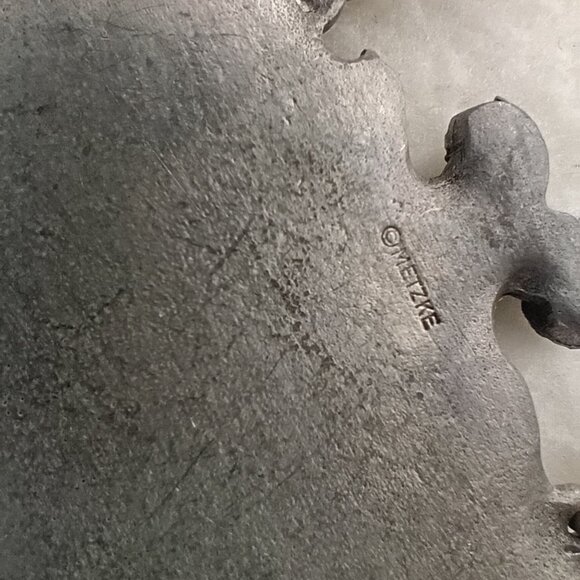 Vintage Metzke Decanter Tags 1975 Pewter Vodka Bourbon Scotch 3 pc Lot - Picture 9 of 9